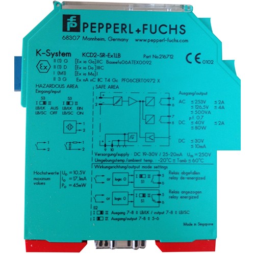 1PC NEW Pepperl+Fuchs KCD2-SR-EX1.LB Safety Barrier 216712