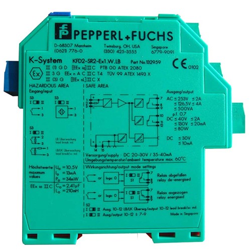 KFD2-SR2-EX1.W.LB | Pepperl+Fuchs | Isolated Switch Amplifier