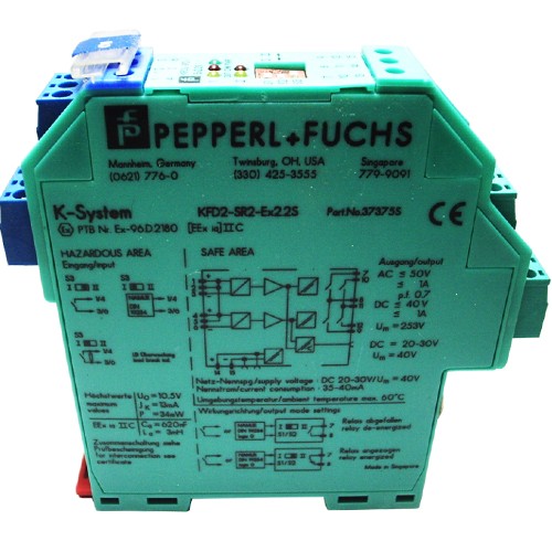 KFD2-SR2-Ex2.2S | Pepperl+Fuchs | Isolated Switch Amplifier (Stop Production. New Replacement : KFD2-SR3-EX2.2S : Switch Amplifier)