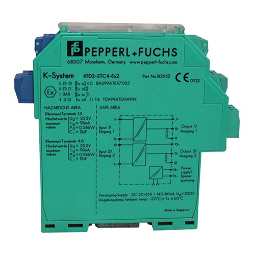 KFD2-STC4-EX2 Pepperl+Fuchs SMART Transmitter Power Supply (Stop Production. New Replacement : KFD2-STC5-Ex2 SMART Transmitter Power Supply )