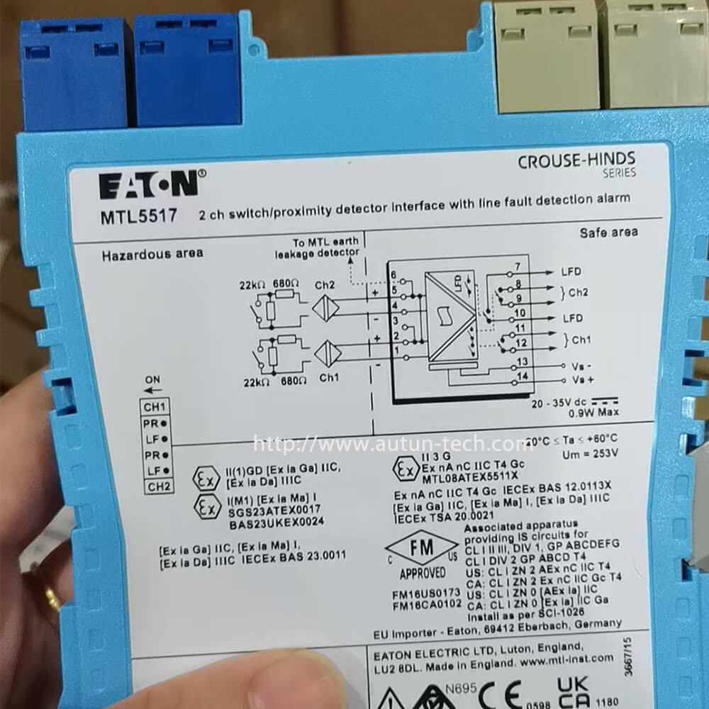 MTL5517 Two Channel Switch Proximity Detector