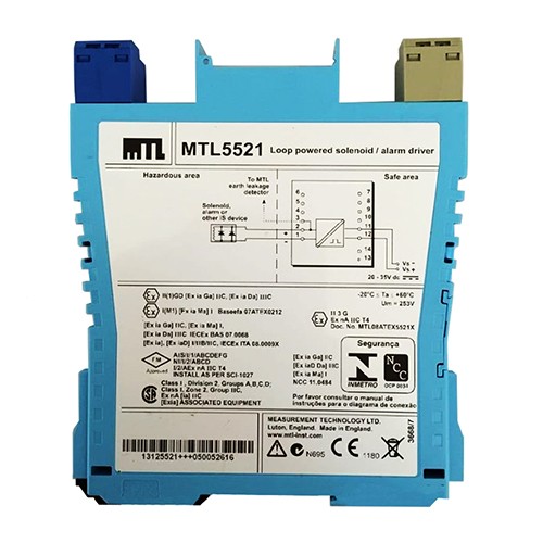 MTL5521 Solenoid / Alarm Driver - MTL4521